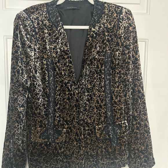 Elie Tahari Jackets & Blazers - Elie Tahari Leopard Print Blazer